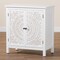 Baxton Studio Yelena Classic and Traditional White Finished Wood 2-Door Storage Cabinet 236-13335-ZORO - alternate 6